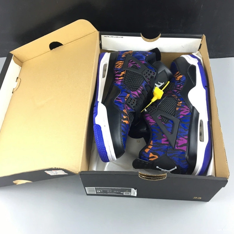 BQ9043-005 4 Rush - Black (GS) Violet Retro Jordan 1102